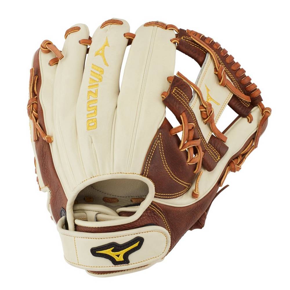 Guanti Mizuno Softball Classic Series Fastpitch 11.5" Donna - Argento/Marroni - 29350-NDXS